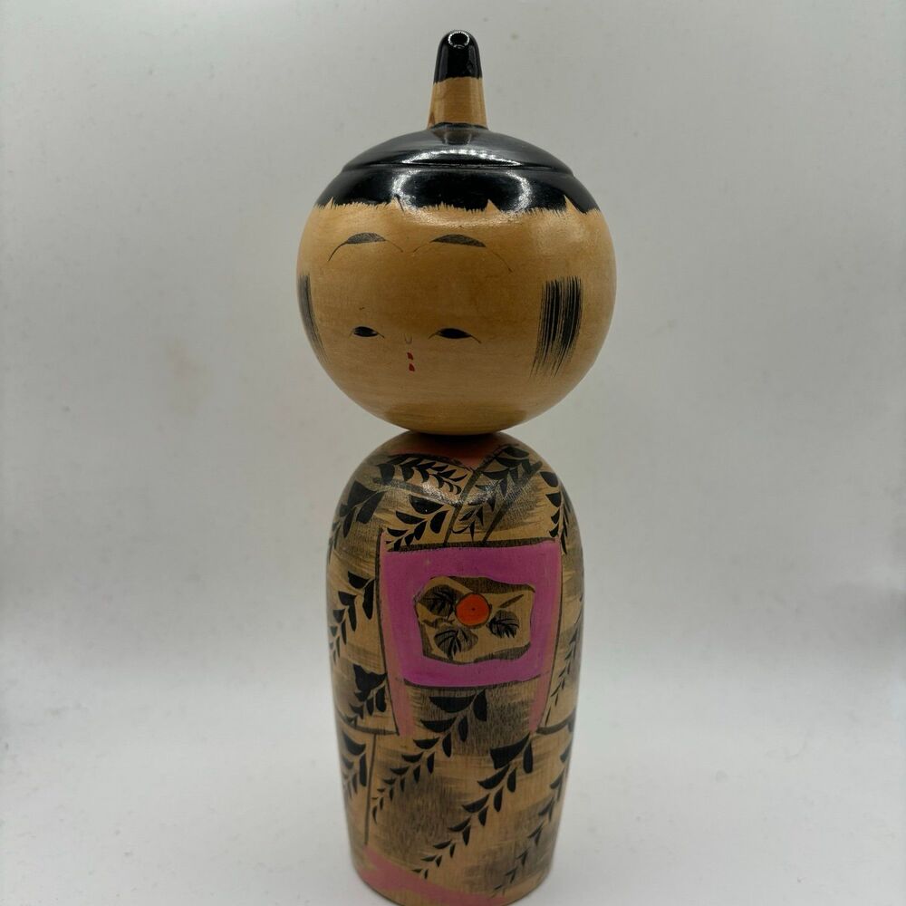 7.5" Vintage Naruko Kokeshi Signed Traditional Japanese Wood
Craft Doll